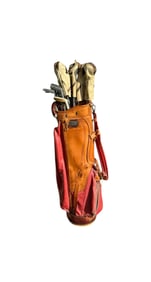 Nat King Cole's Personal Golf Bag Presentation Plaque Harrah's Las Vegas