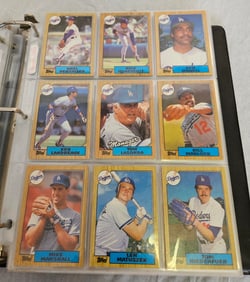 Ultra Pro Baseball Collector's trading cards Topps 1987