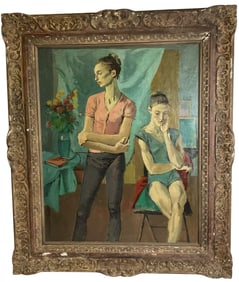Nicolai Cikovsky (American, 1894-1984) Oil on Canvas