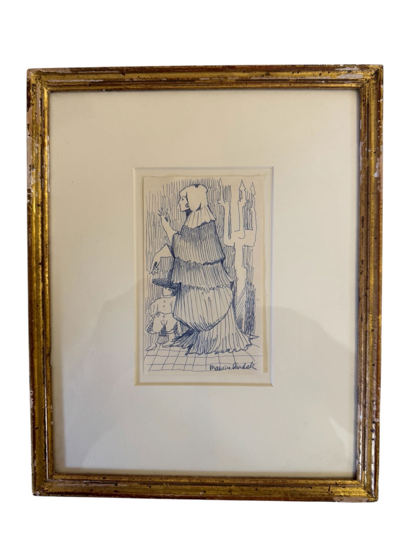 American Illustrator Maurice Sendak (1928-2012) pen and ink (1 of 2)