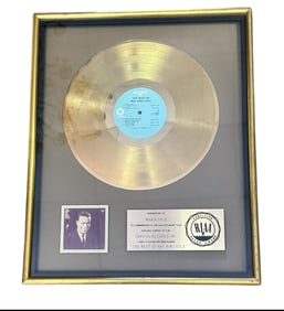 Nat King Cole Gold Record