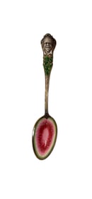 Black Americana Sterling Souvenir Spoon