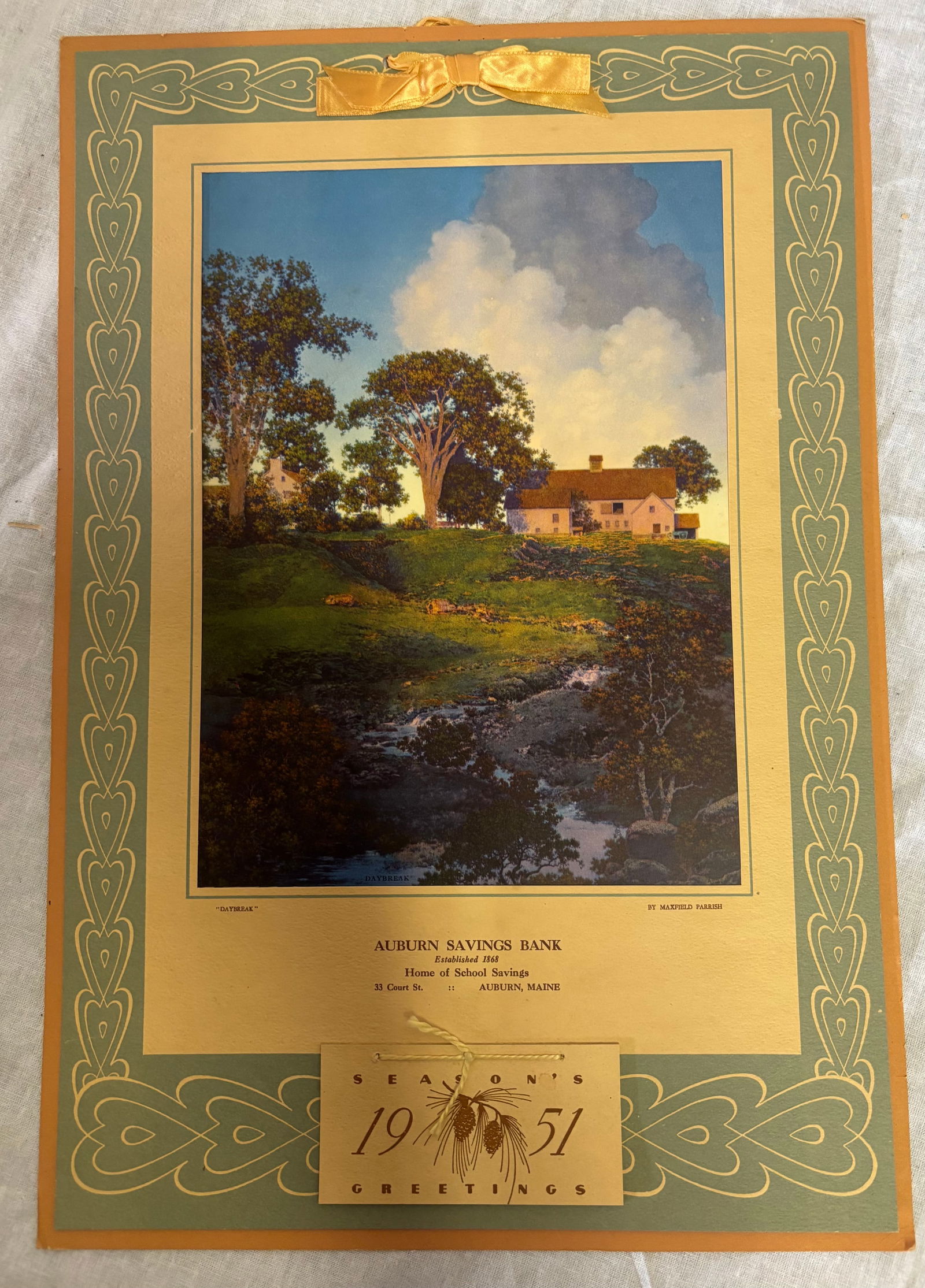 Maxfield Parrish, American (1870-1966) Calendar (1 of 2)