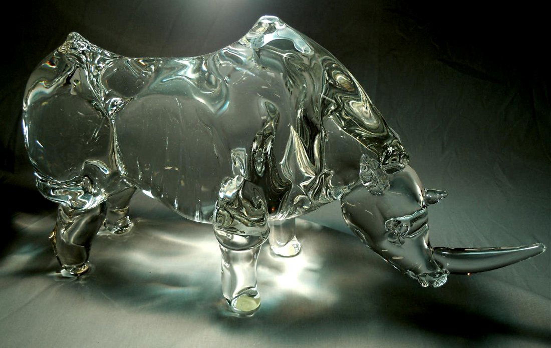 Fine Murano Glass Rhinoceros