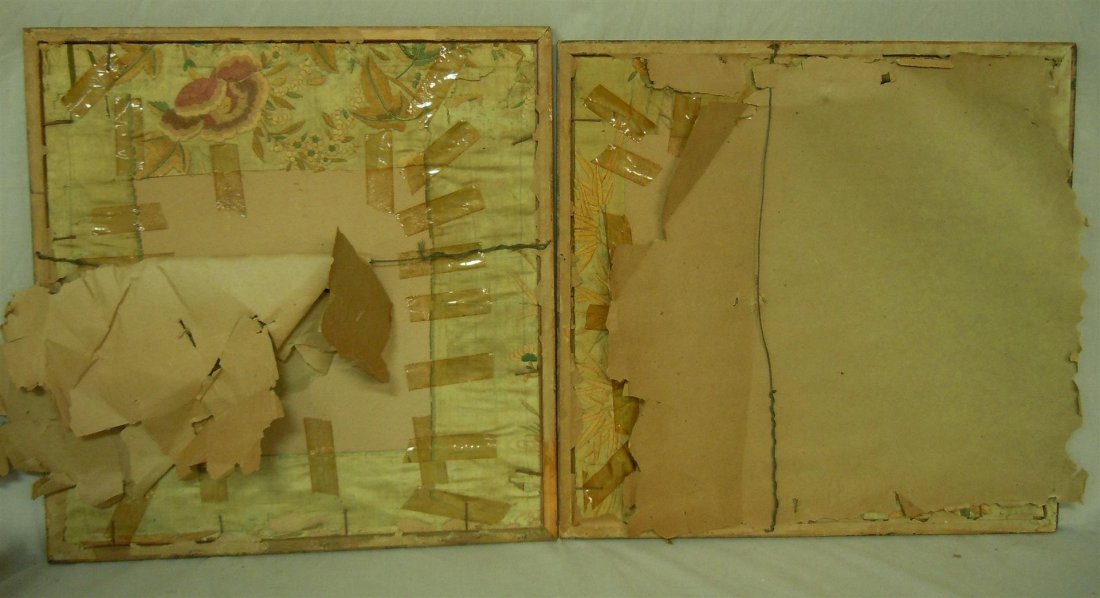 Japanese Silk Framed Fragments - 2