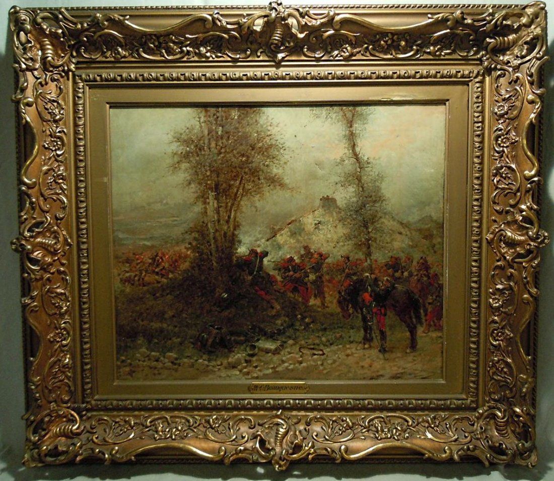 W.C. Beauquesne, 19thc French, Oil Painting