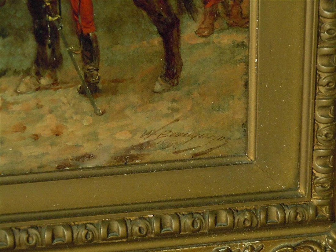 W.C. Beauquesne, 19thc French, Oil Painting - 2