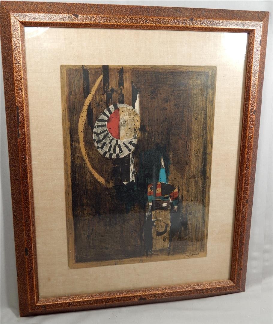 Johnny Friedlander Signed Print: Johnny Friedlander Signed Print measures 15" x 11".