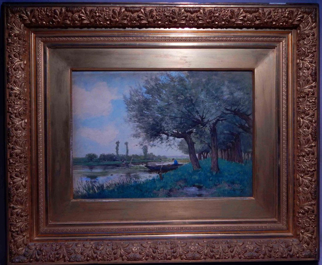 Tony Offermans (1854-1911, Netherlands) Landscape (1 of 4)