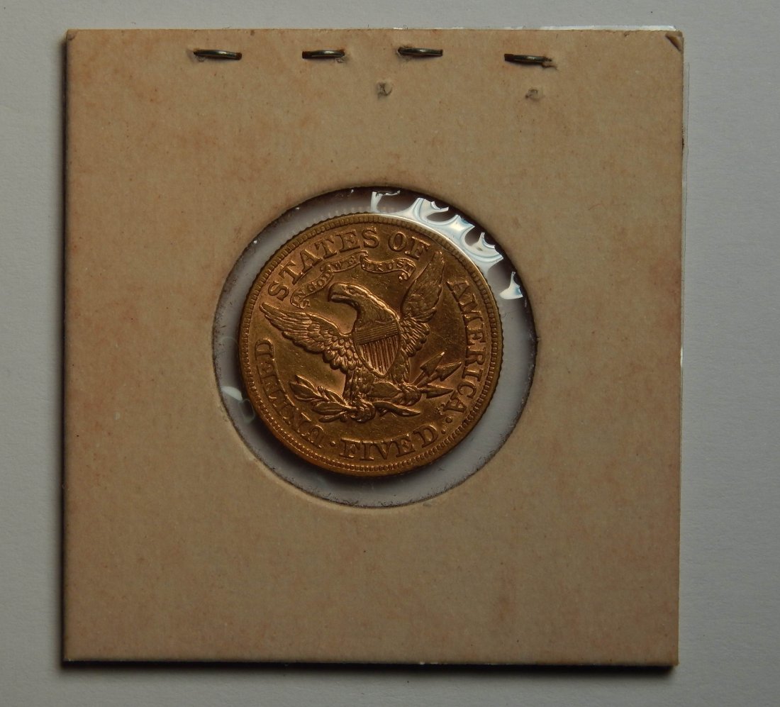 1880 $5 Half Eagle Coin (1 of 2)