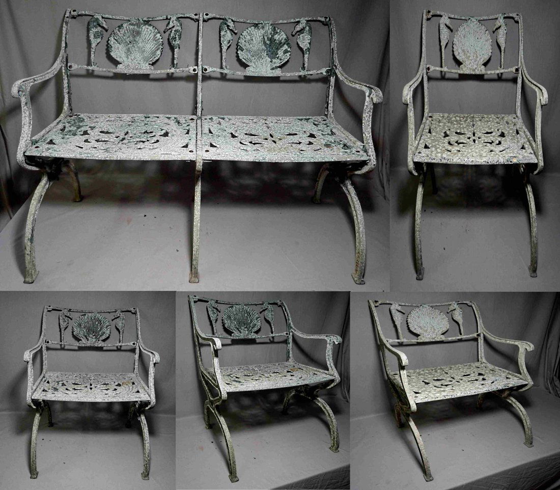 Molla "Breakers" 1940s Settee and Four Arm Chairs (1 of 10)