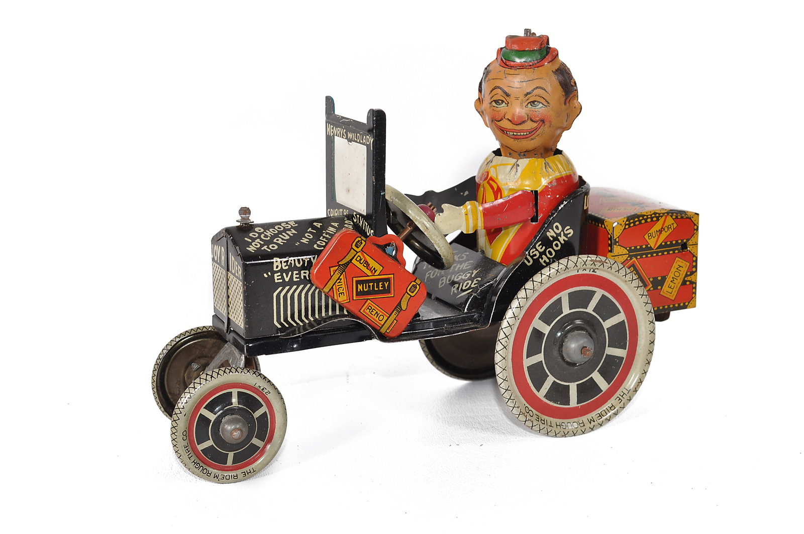 Louis Marx Whoopie Clown Car Tin Litho Wind-up Works (1 of 5)