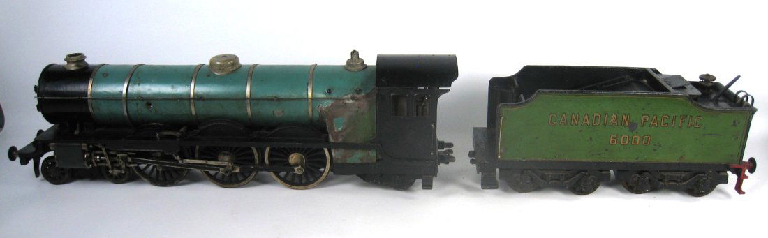 Canadian Pacific 6000 Green Locomotive & Tender Live Steam Gigantic Large Scale English (1 of 13)