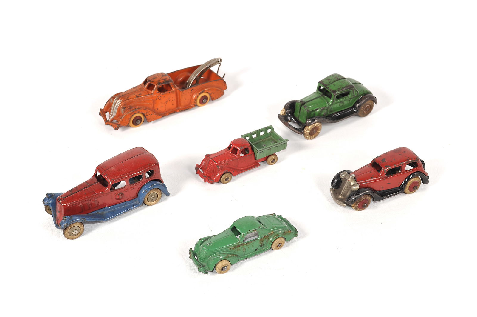 Hubley And Ac Williams And Kilgore Cast Iron Lot Of Six Auction