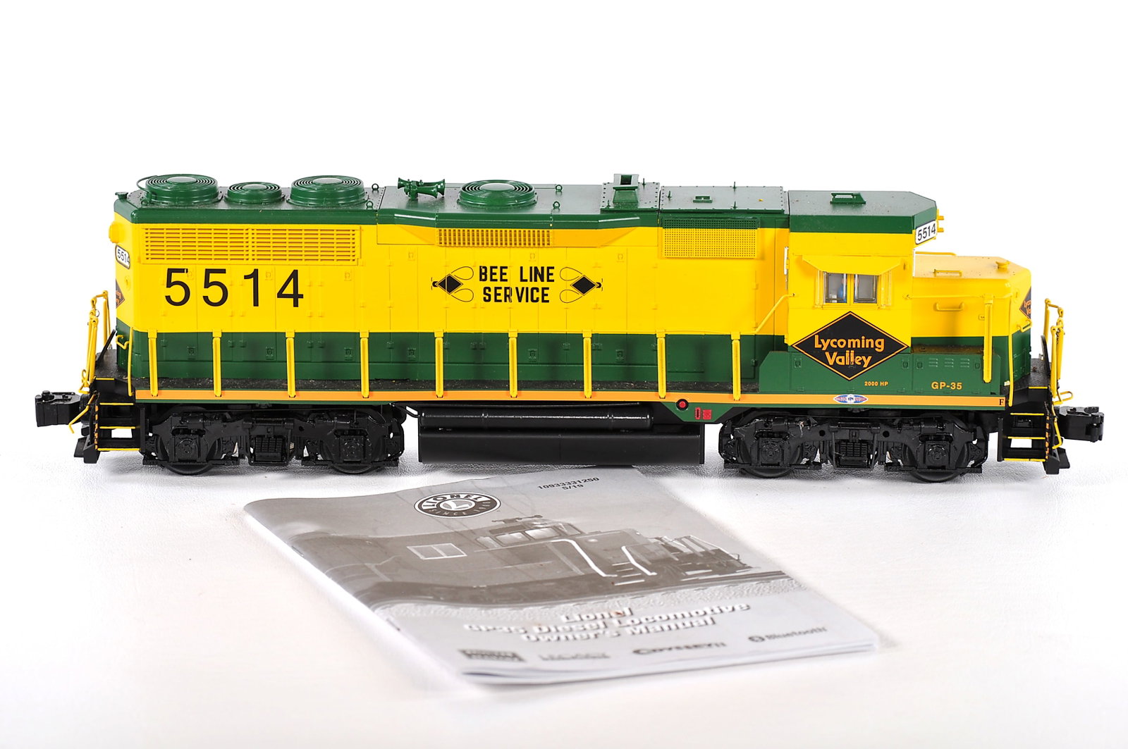 Lionel Bee Line Service Lycoming Valley 5514 GP-35 Diesel Engine: Engine is in great shape works well.