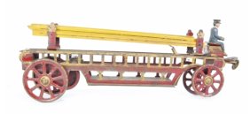 Circa 1905 Cab Over Early Dayton Steel Fire Ladder Truck