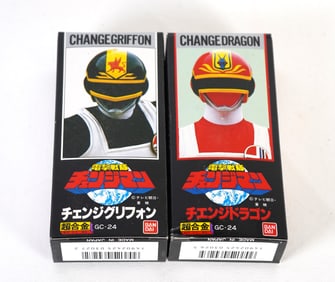 Bandai Chogokin Dengeki Sentai Changeman Change Dragon & Griffon GC-24