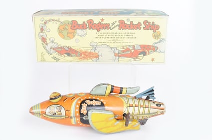 Marx Buck Rogers 25th Century Rocket Tin Toy Ship