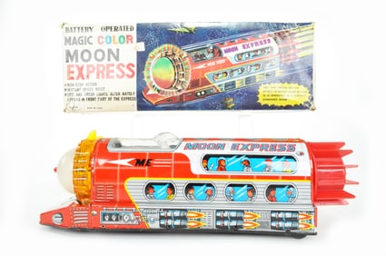 Battery Operated Moon Express Non-stop Toy Train