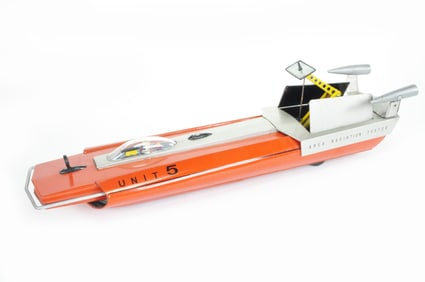 Area Radiation Tester Tin  Space Toy, Japan