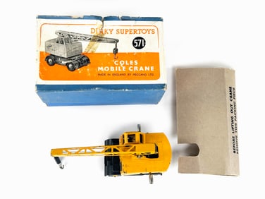 Dinky Diecast Coles Mobile Crane 571 with Box