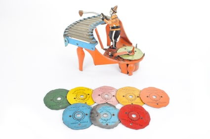 Zilotone Wolverine Music Playing Toy in Steel Windup with Extensive Records