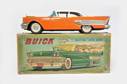 Friction Powered Buick by ATC tin Japanese Car