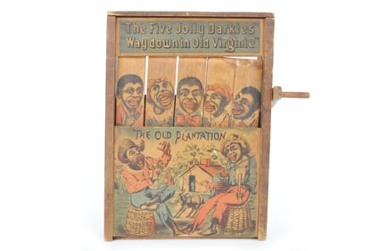The Five Jolly Darkies Virginia Toy by W.S. Reed Toys Mass.
