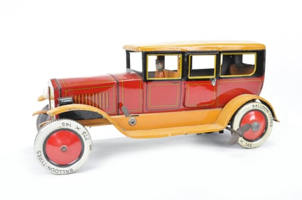 J Distler 5681 Glossy Tin Limousine Car in Tritone