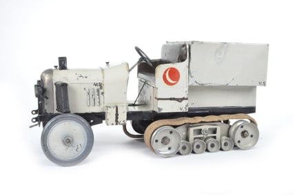 Rare Citroen Rare Military Half Track in Cream with Moon.