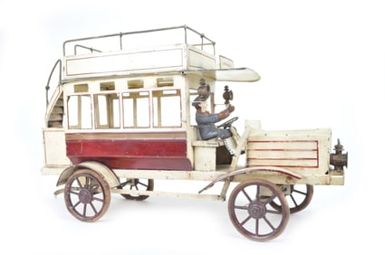 Porte Maillot French Bus, Possibly Pinard Tin Toy