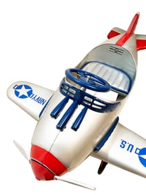 Steelcraft U.S. Patrol Pedal Car/ Plane toy in Pressed Steel