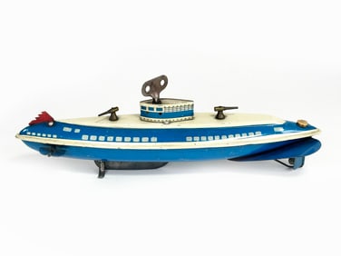 Wolverine Submarine Steel/Tin Windup Toy