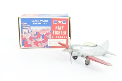 Hubley Navy Fighter With Box Diecast