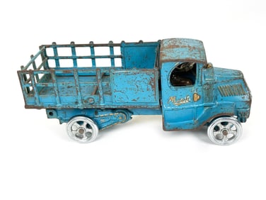 Mack Blue Stake Truck by Arcade Toys