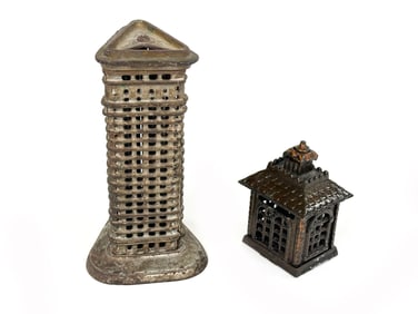 Set of 2 Banks, Kenton Flat Iron and State Bank