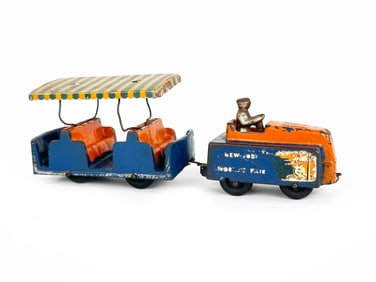 New York World's Fair Trolley Tractor and Car.