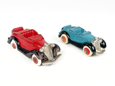 Hubley Terraplane Lot of Cast Iron Cars