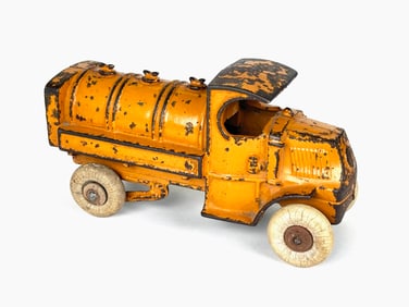 Hubley Orange Gas and Oil Truck circa 1927