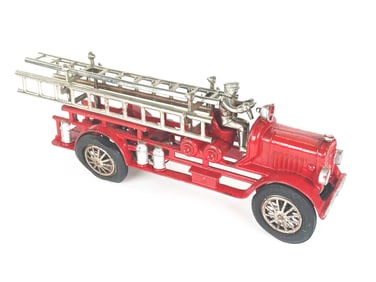 Cast Iron Fire Truck by Hubley Toys