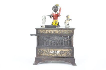 Kyser & Rex Organ Grinder Mechanical Cast Iron Bank