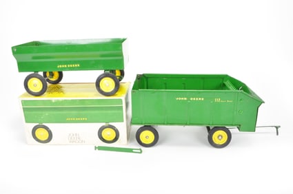 ERTL No. 529 John Deere Wagon Boxed & No. 533 John Deere 112 Chuck Wagon