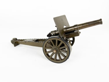 Marklin Fidelio Iron and Brass Heavy Field Cannon, Large German Gun, Germany