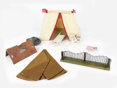 Assorted lot of Army and Military Display Accessories