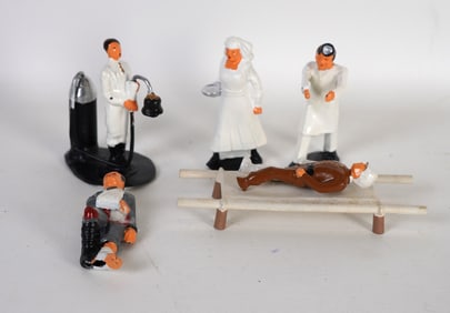 JAG Lot of Doctor Nurse Medical Figure & Wounded