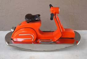 Vespa Child's Metal Rocker Very Unusal Amazing!