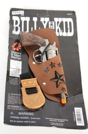 Paris Toys Billy the Kid 8-Shot Cap Gun MOC Unused