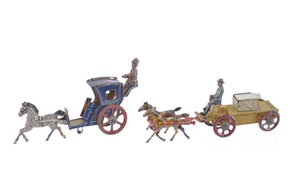 Meier Penny Toy and beautiful German Hansom Cab