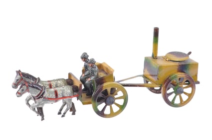 German Army Penny Toy with Canteen in Tin