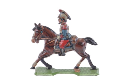 German Royal Penny Toy Soldier Marked F